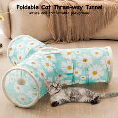 Tempcore tunel gato con bola colgante para interacción