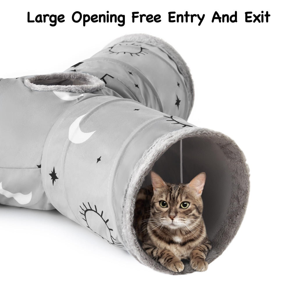 Tempcore tunel para gato con forro de felpa suave.
