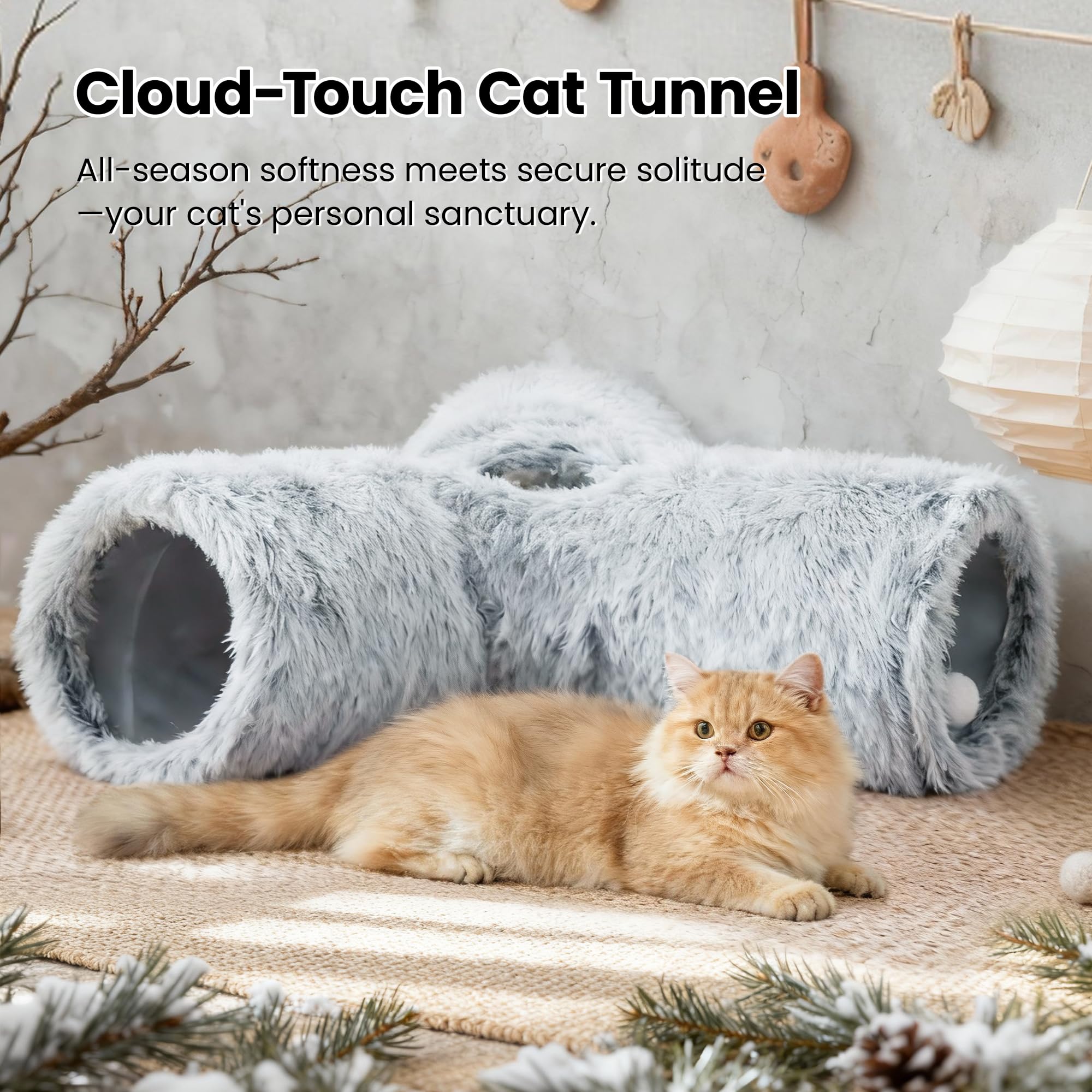 Tempcore túnel-gato-seguridad: construcción resistente para juegos en interiores.