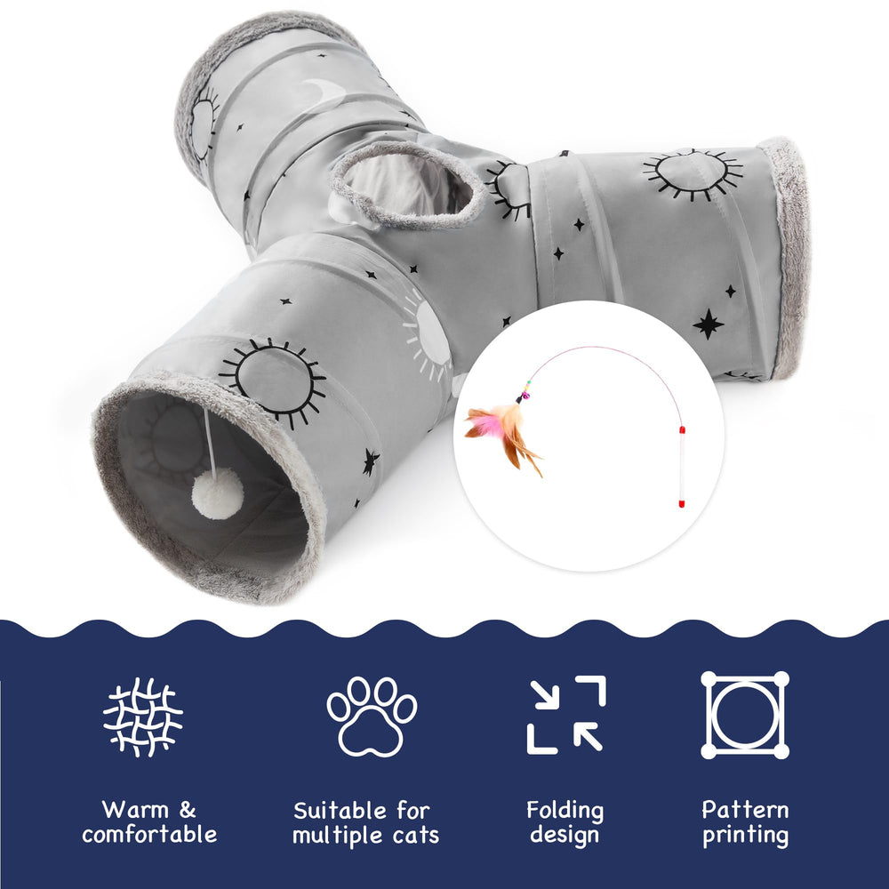 Tempcore tunel para gato ideal para uso en interiores.