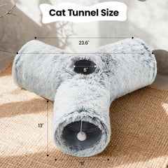Tempcore túnel-gato-ventanillas-mirilla: mira a tu mascota mientras juega.