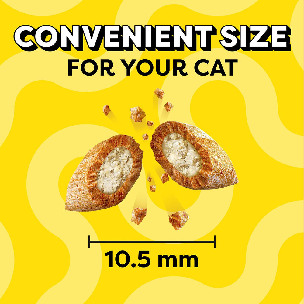 Temptations Cat Treats: práctico para dueños, porciones controladas.