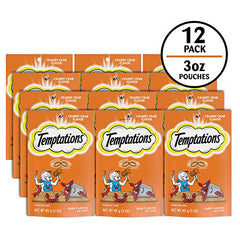 Temptations gato: textura doble crujiente exterior suave interior