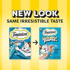 Temptations Creamy Puree en tubo individual de atún, ideal para entrenamiento y juego