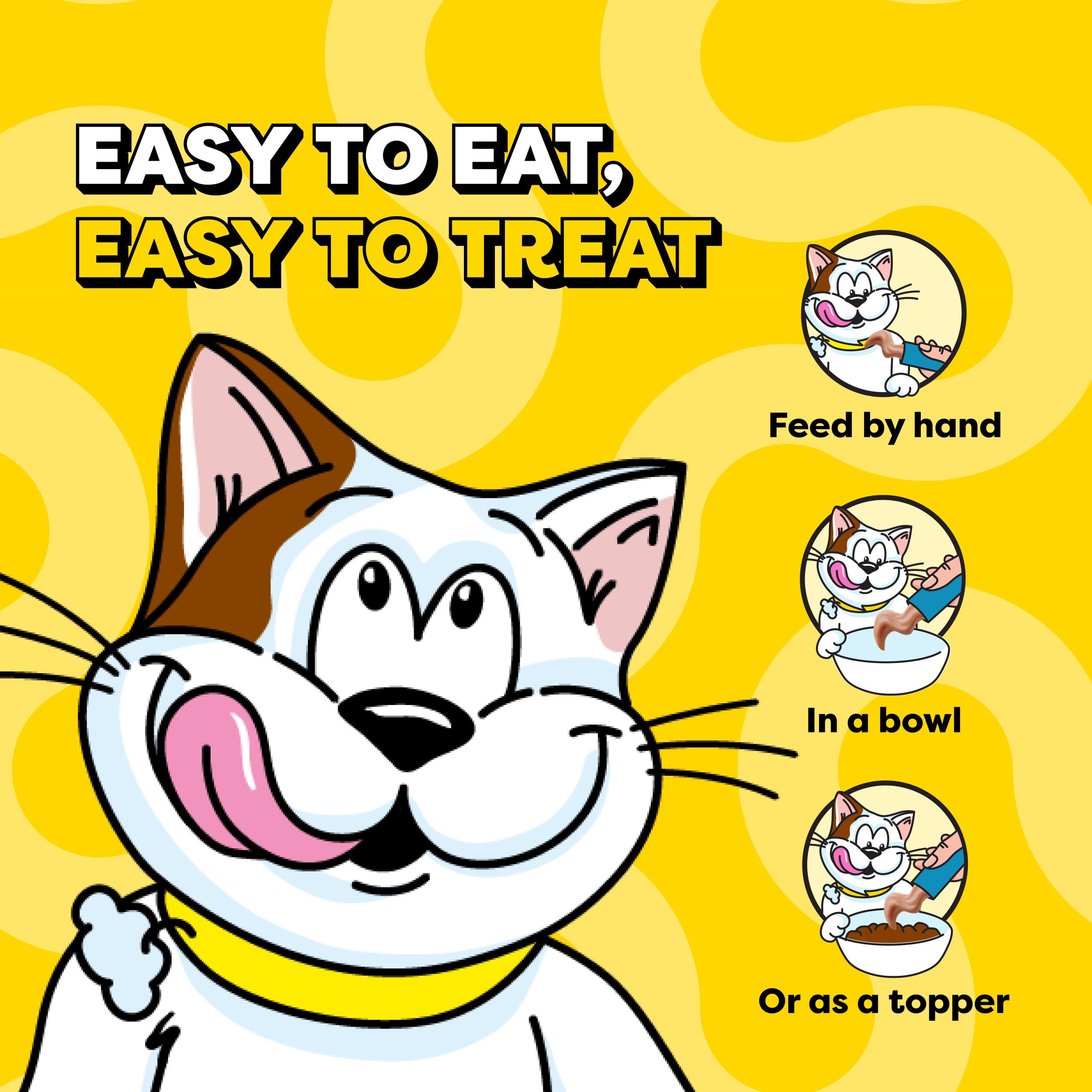 Temptations Creamy Puree en tubo, apto para gatos adultos y sénior