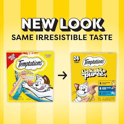 Temptations Purée Crèmeuse au saumon, texture onctueuse qui encourage le jeu.