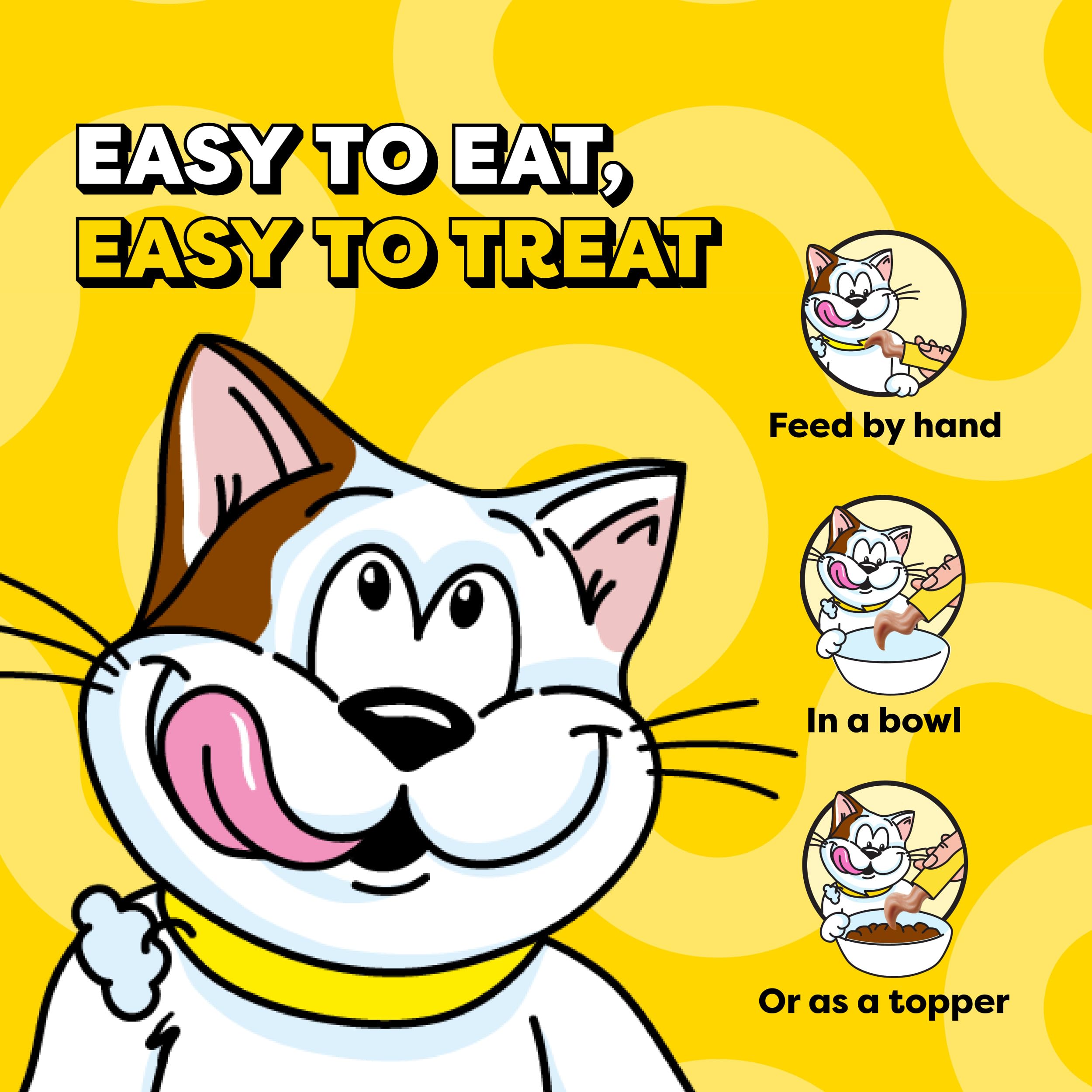 Temptations snack húmedo para gatos mayores, textura suave y fácil de comer