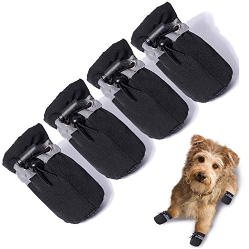 Teozzo zapatos para perros con forro suave proporcionan comodidad en climas fríos
