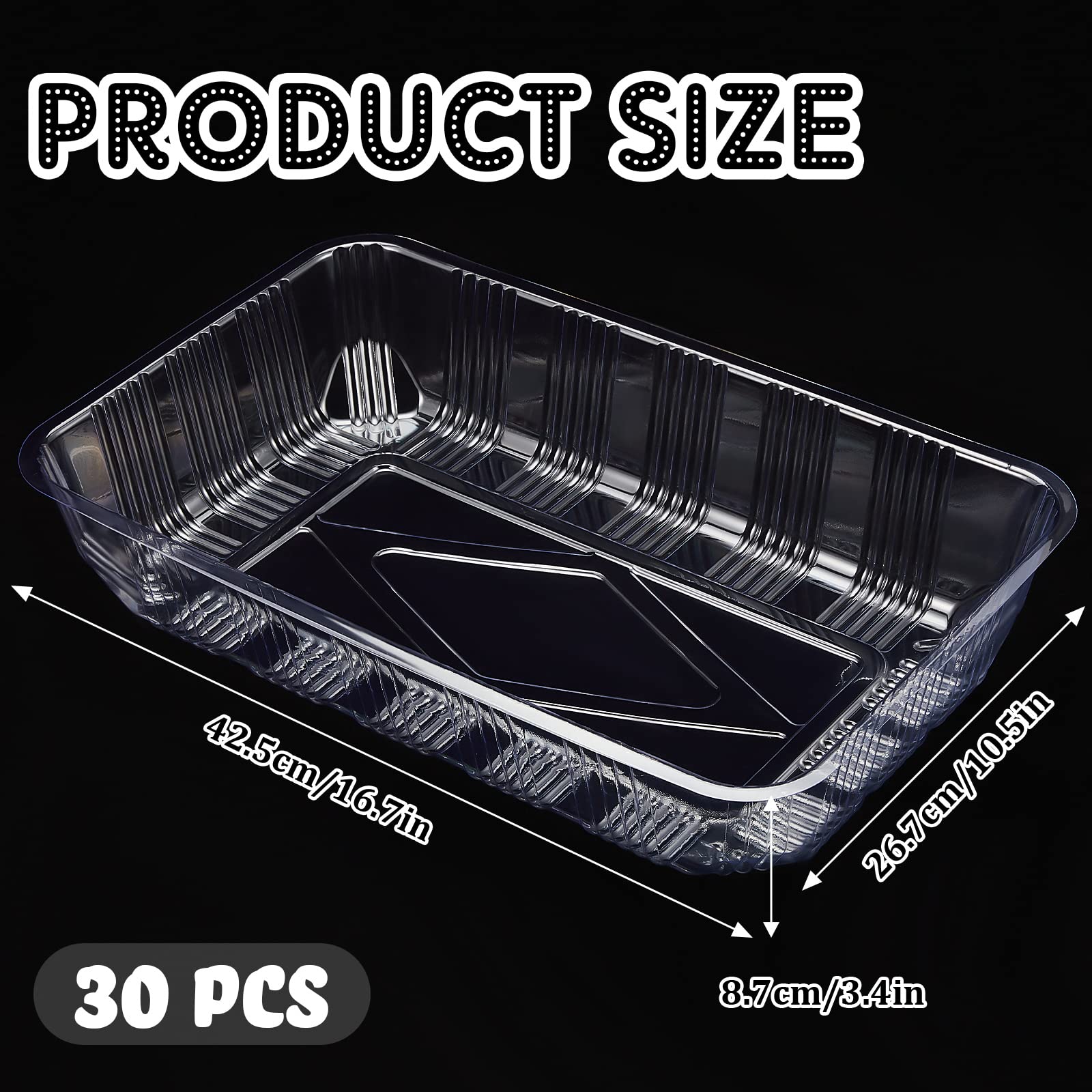 Bandeja para gato Tessco para ti, material PET duradero y resistente a fugas.