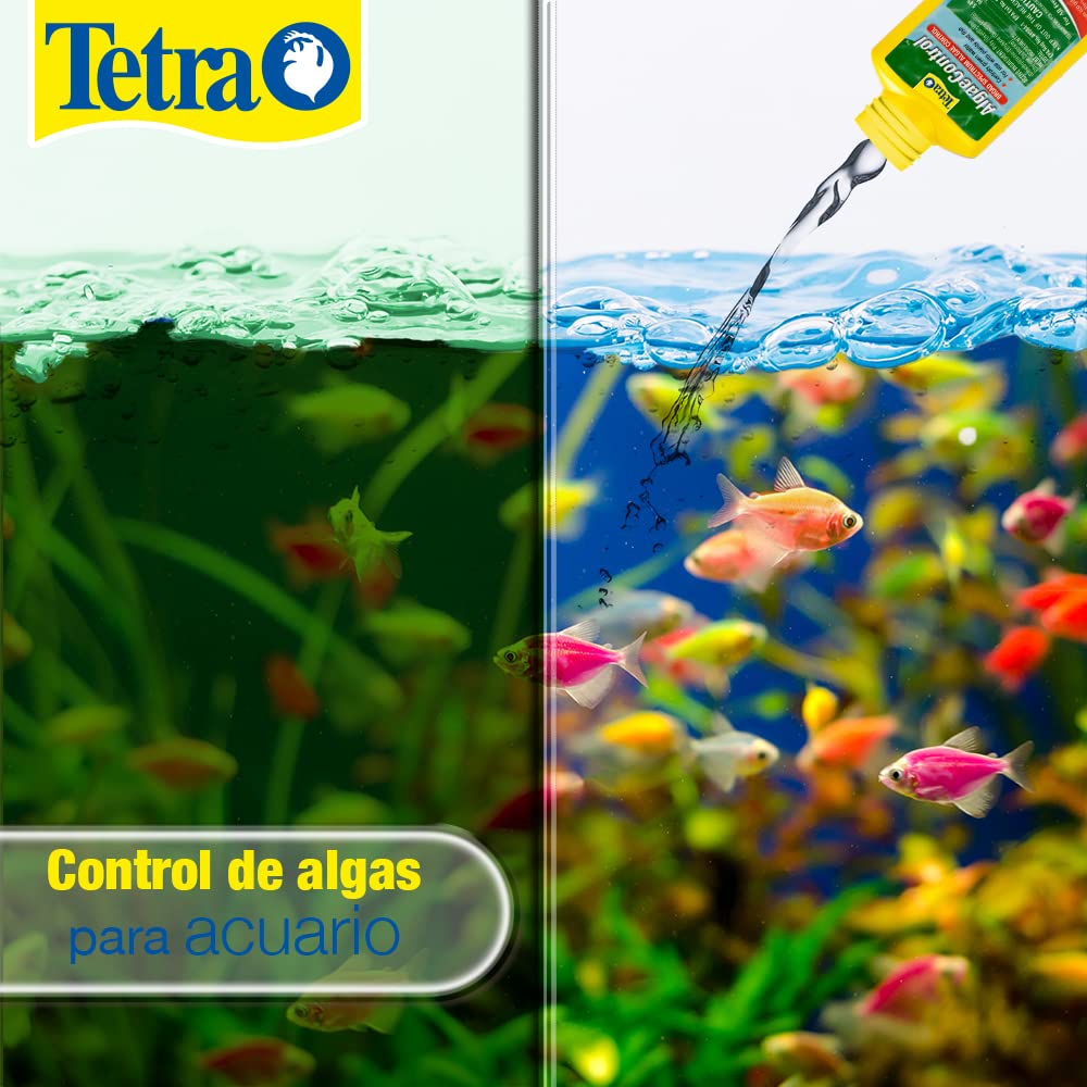 Tetra Algaecontrol: gota medida para dosificar con precisión y seguridad.