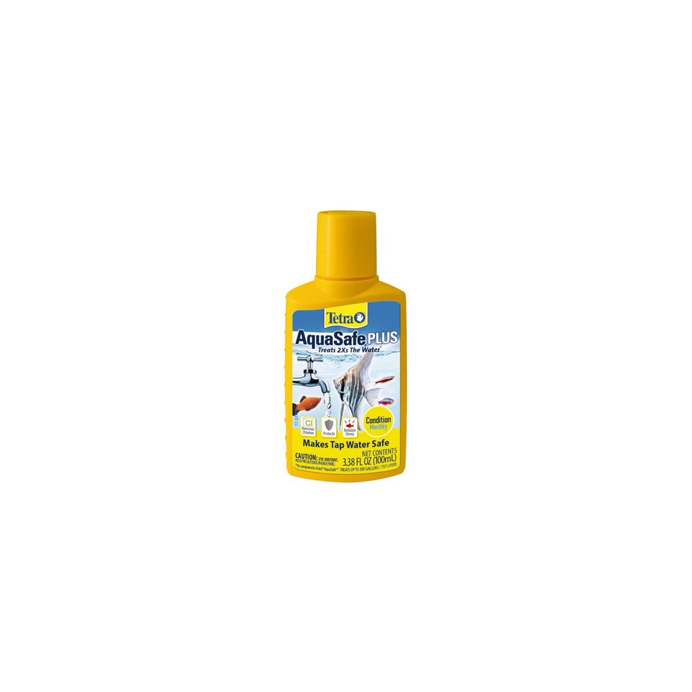 Tetra AquaSafe Plus: botella vertido para acondicionar agua de acuario.