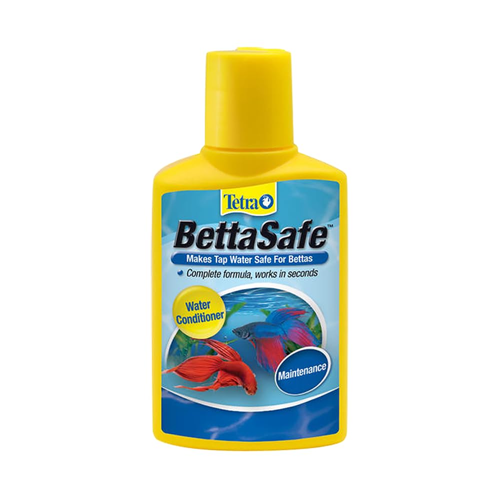 Tetra BettaSafe: botella de dosis para acondicionar agua de peces betta.