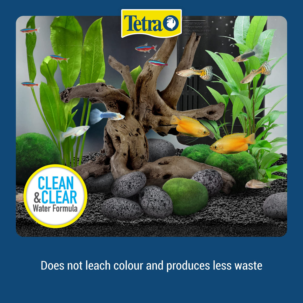 TetraCichlid agua clara: no ensucia el acuario cuando se usa correctamente.