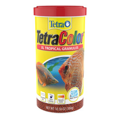 TetraColor XL granulos tropicales en envase, dieta balanceada para peces tropicales