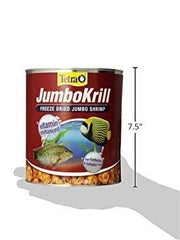 Tetra JumboKrill camarones enteros liofilizados, fuente de proteína para peces.