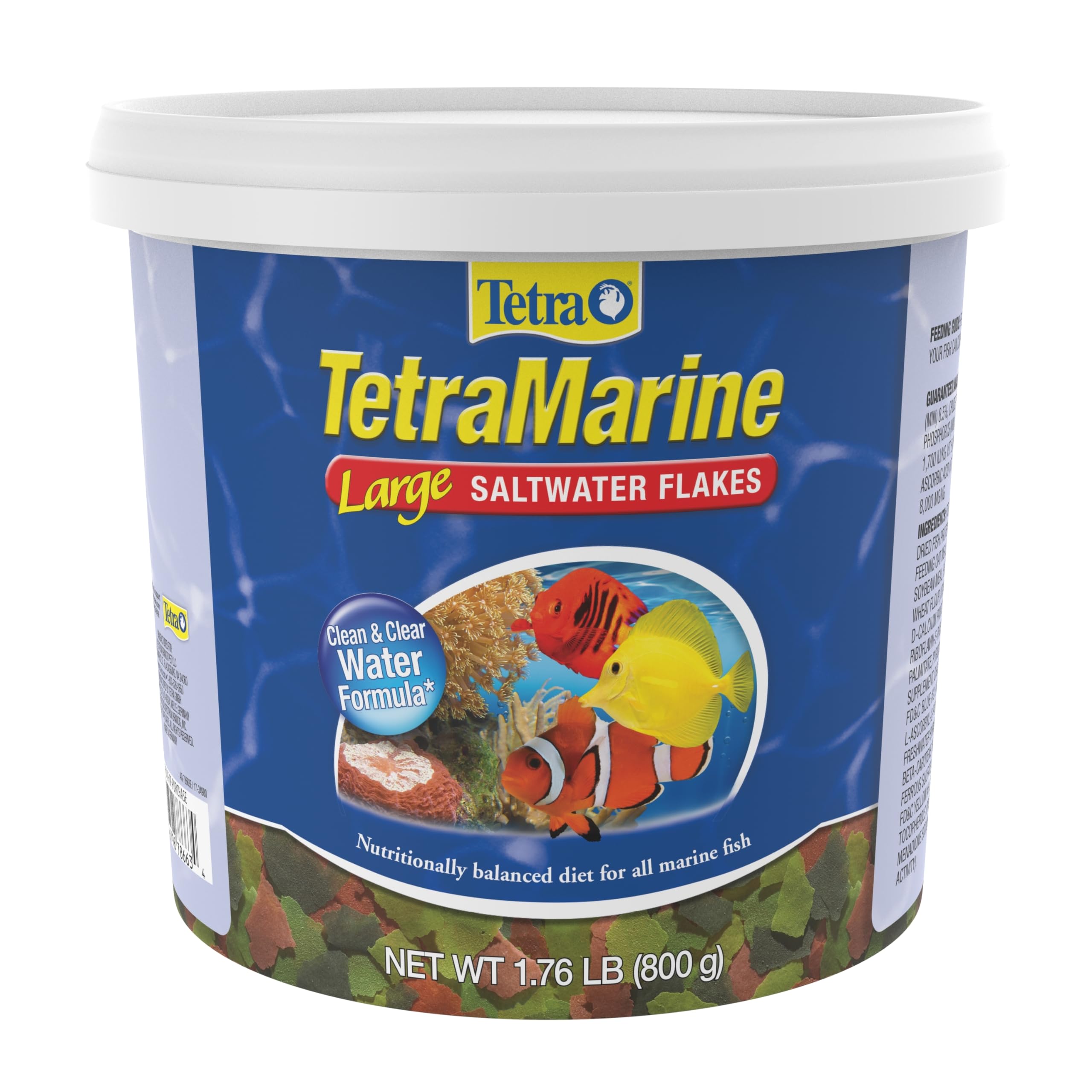 TetraMarine escamas marinas grandes para nutrición equilibrada de peces