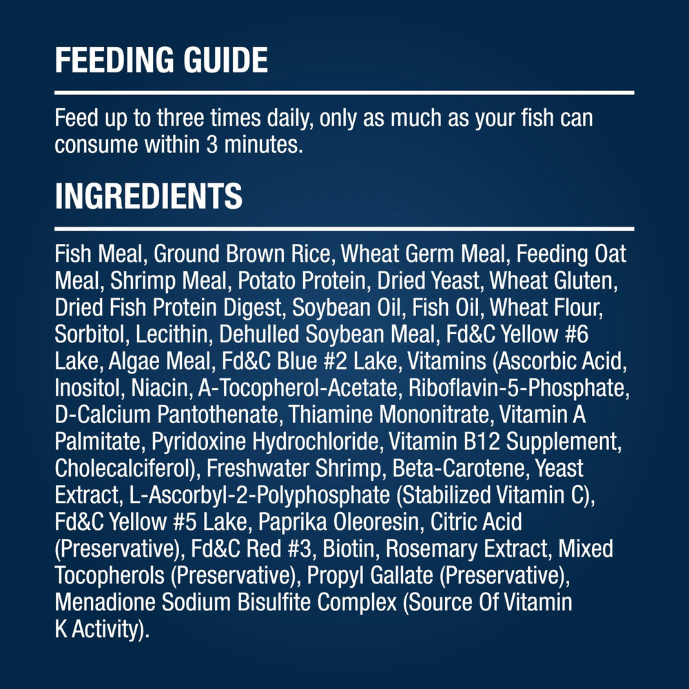 Tetra Pond Flakes: apto para alimentación diaria de peces pequeños.
