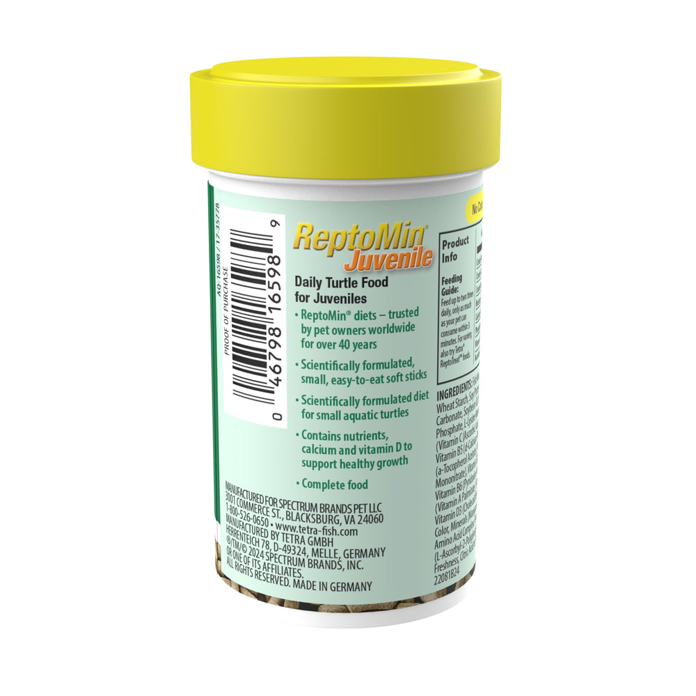 Tetra ReptoMin Baby: alimento para anfibios y reptiles acuáticos pequeños.