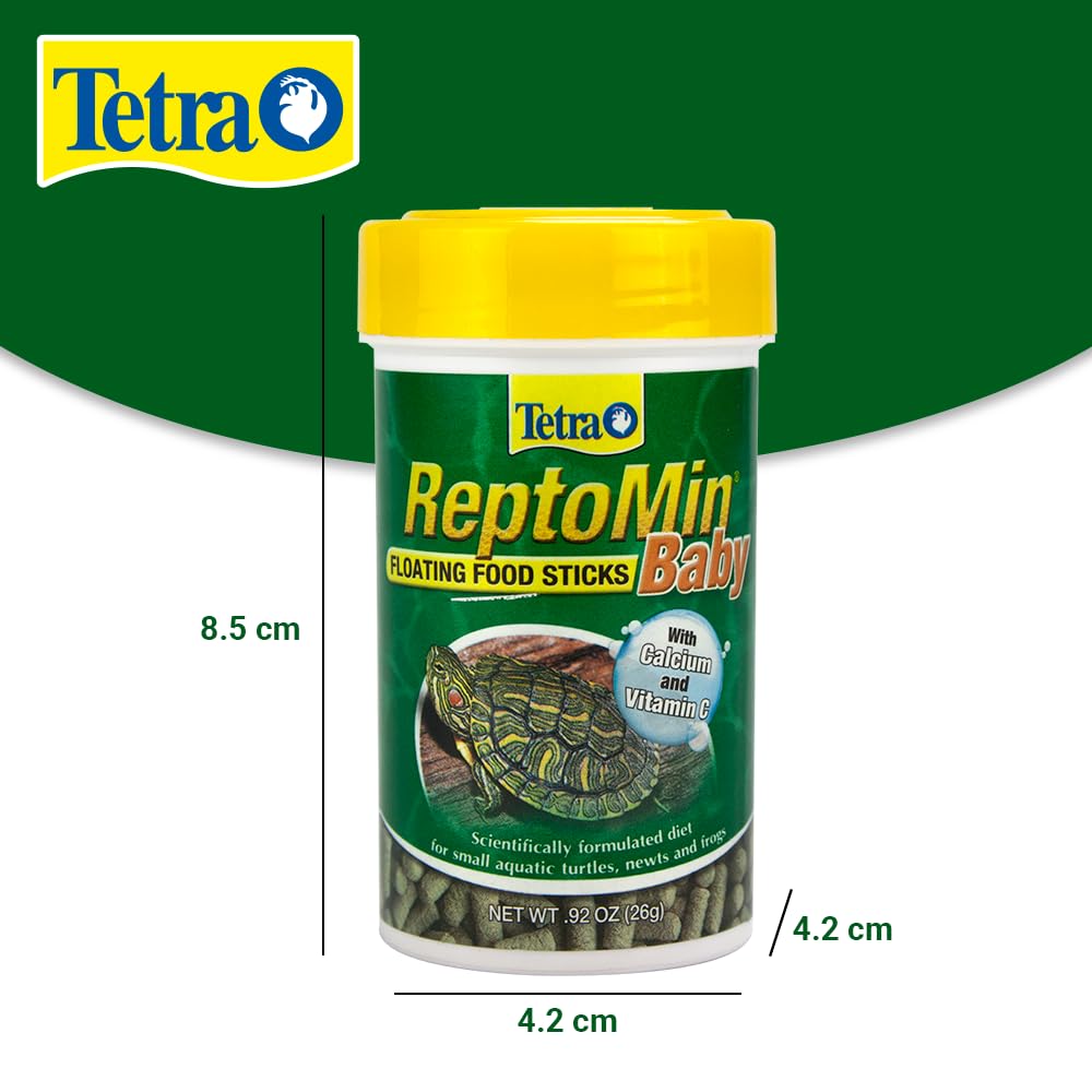 Tetra ReptoMin Baby: porciones diarias fáciles de medir.