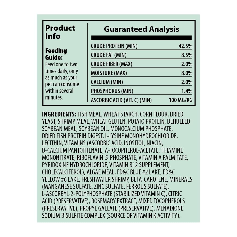 Tetra ReptoMin: presentación de 1.94 oz, práctica para alimentar regularmente.