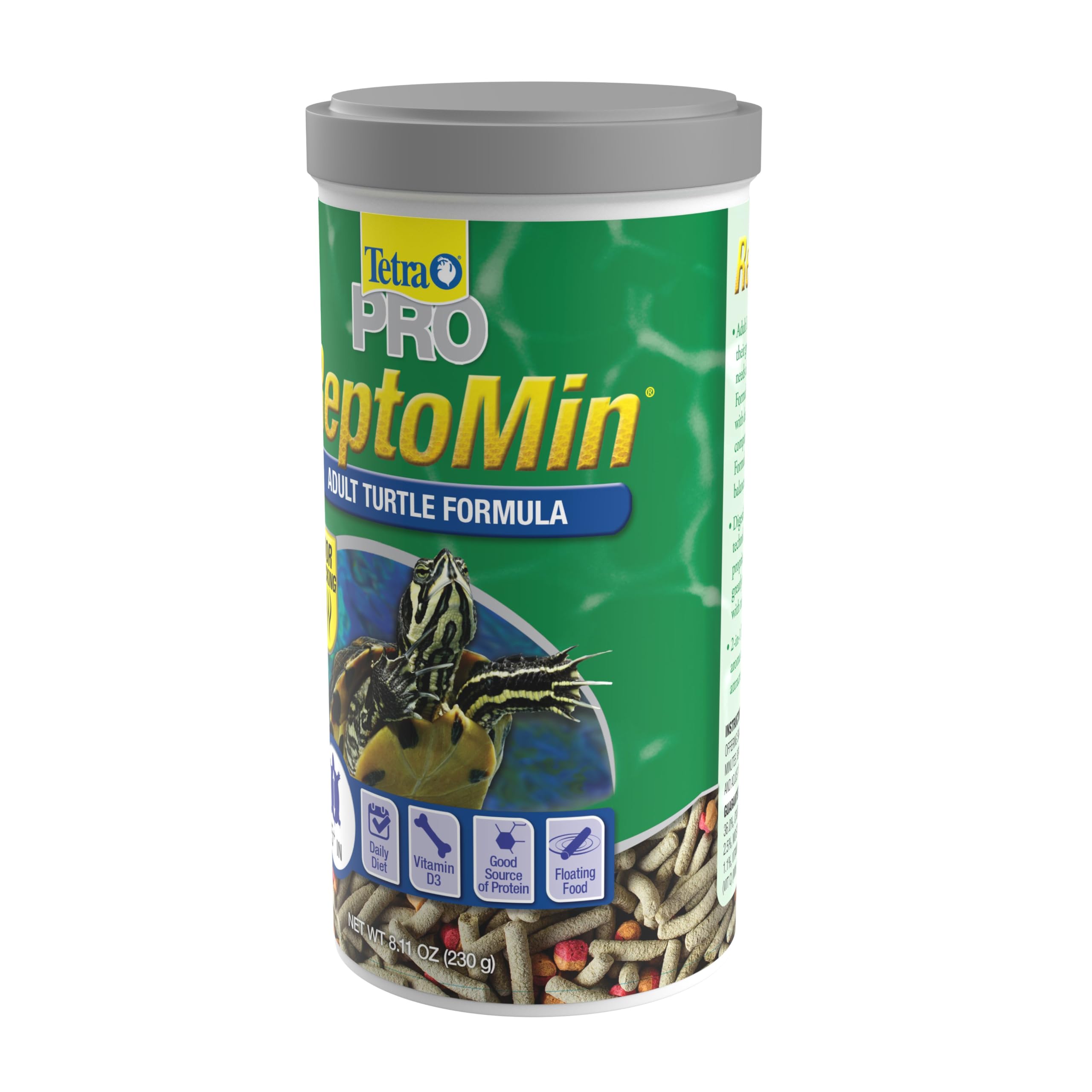Tetra Tetrafauna PRO ReptoMin Pro Sticks, bloqueo de olores para acuario.