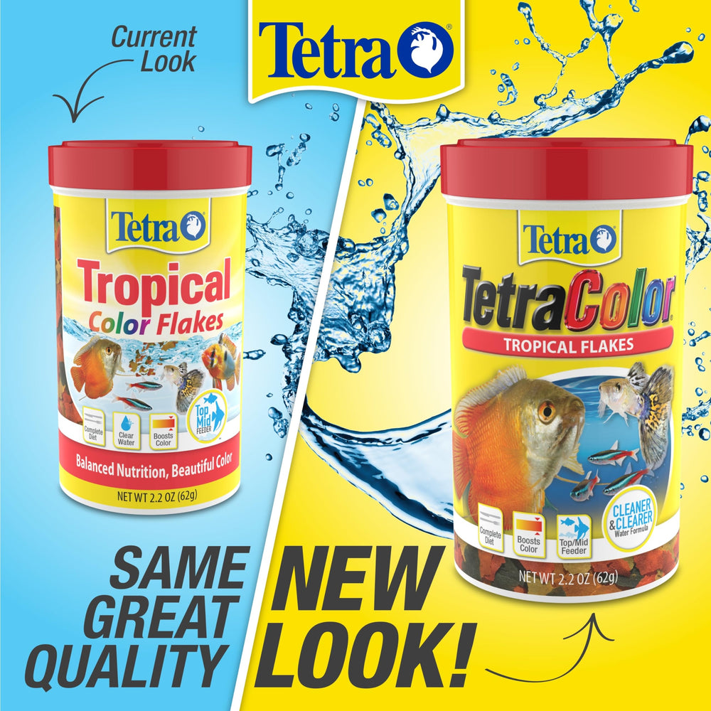 TetraColor Tropical Flakes colores brillantes que realzan la belleza natural de tus peces
