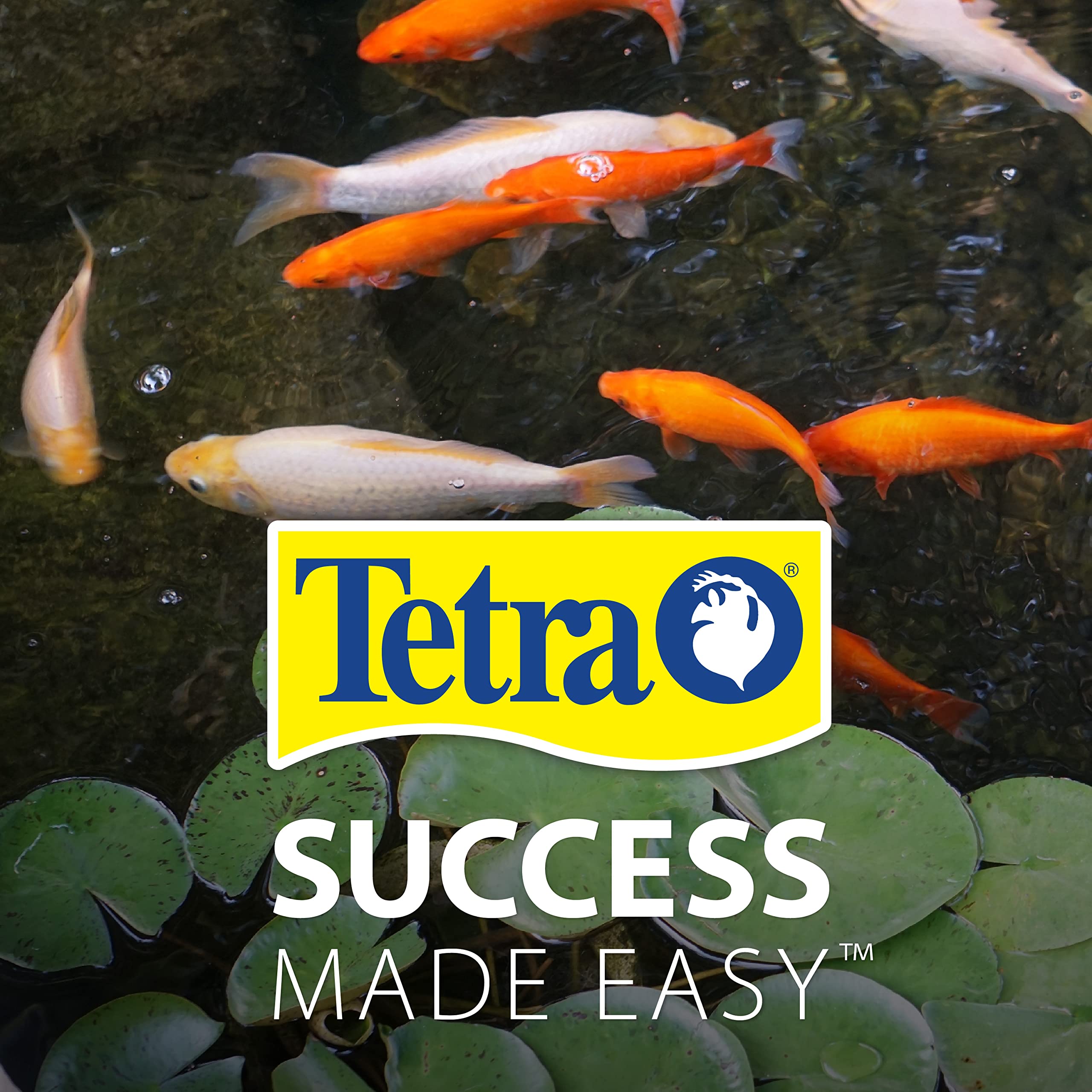 TetraPond copos para estanque, digestión fácil para peces pequeños.