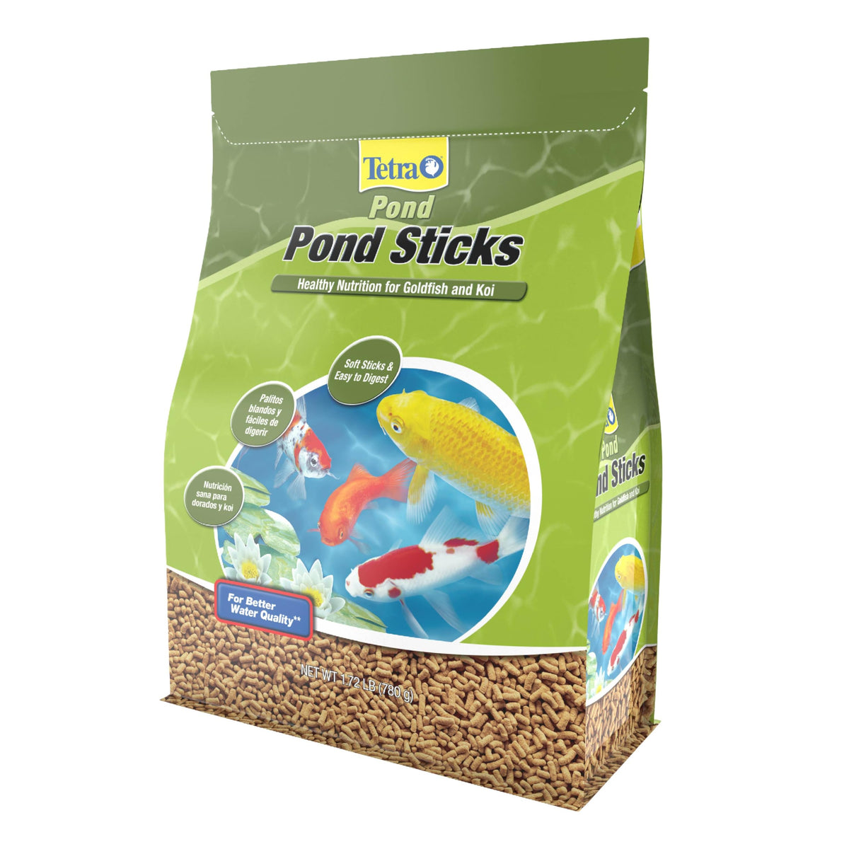 TetraPond Pond Sticks: palitos flotantes para kois y goldfish, fáciles de comer.