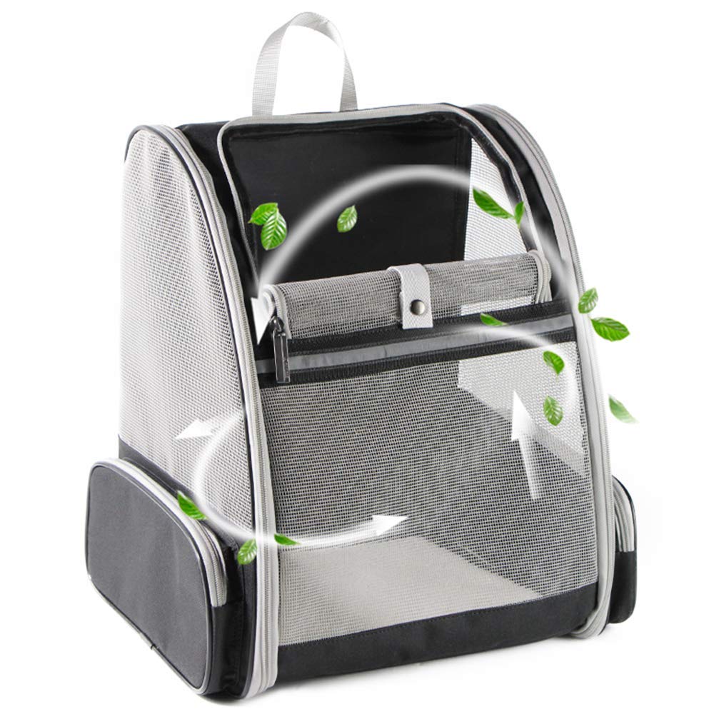 Texsens Mochila Burbuja para Mascotas con ventilación frontal y visibilidad.
