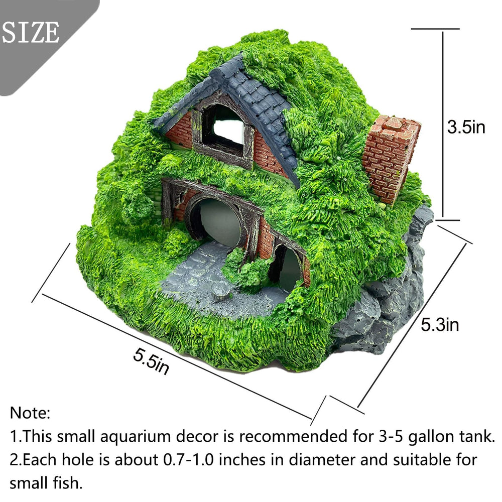 Tfwadmx planta artificial acuario-2, resistencia al agua y estética verde.