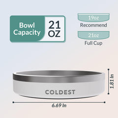 Bol The Coldest Water en acier inox résistant à la rouille.