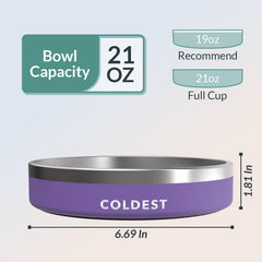 Bol The Coldest Water anti-renversement évite les éclaboussures.