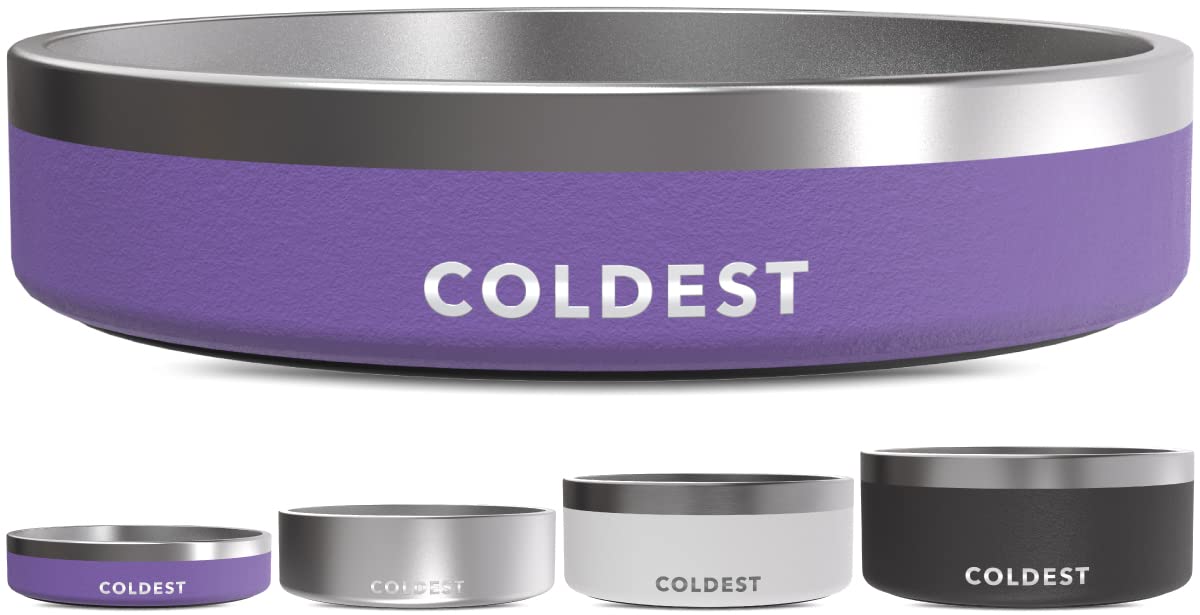 Bol The Coldest Water anti-rouille pour chien, durable et sûr.