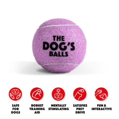 The Dog's Balls detalle de fieltro no abrasivo para dientes sensibles.