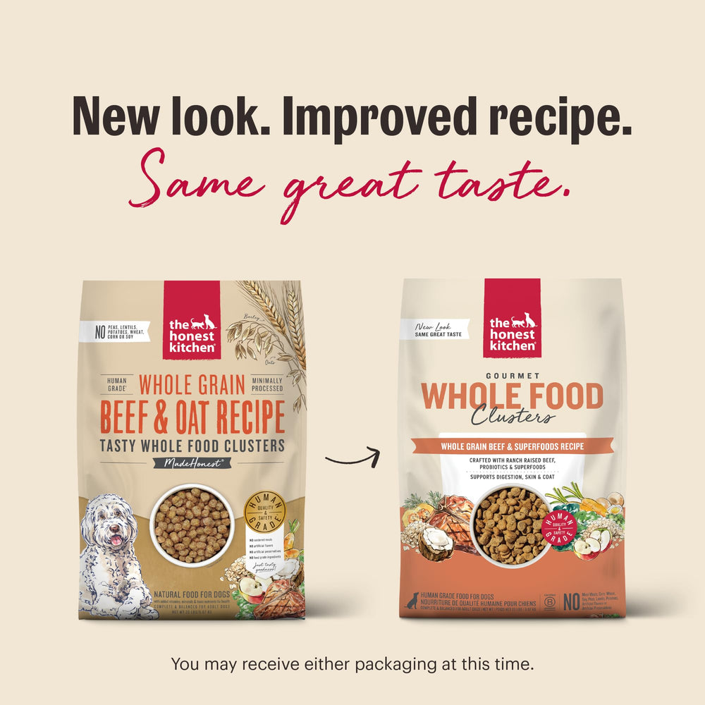 The Honest Kitchen Clusters bolsa de 20 libras: conveniencia para hogares con mascotas