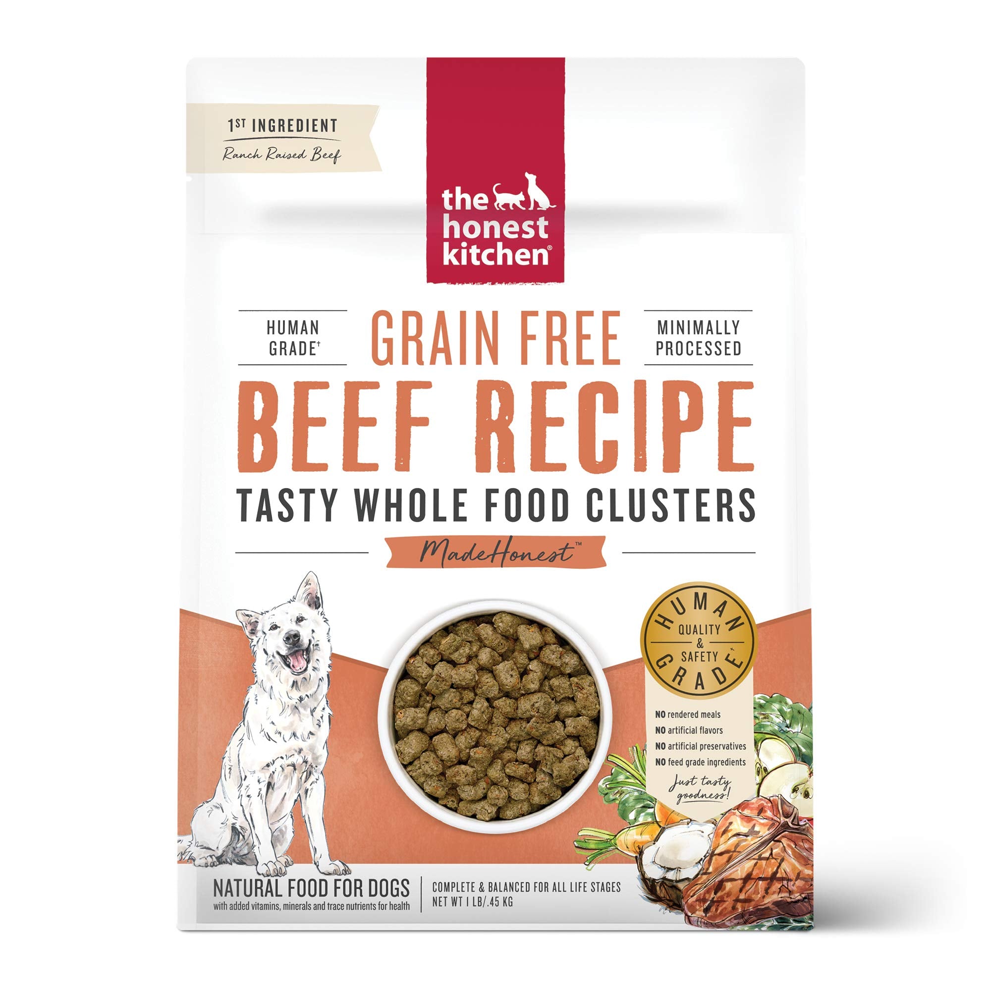 The Honest Kitchen Clusters – bolsa de comida para perros, lista para servir