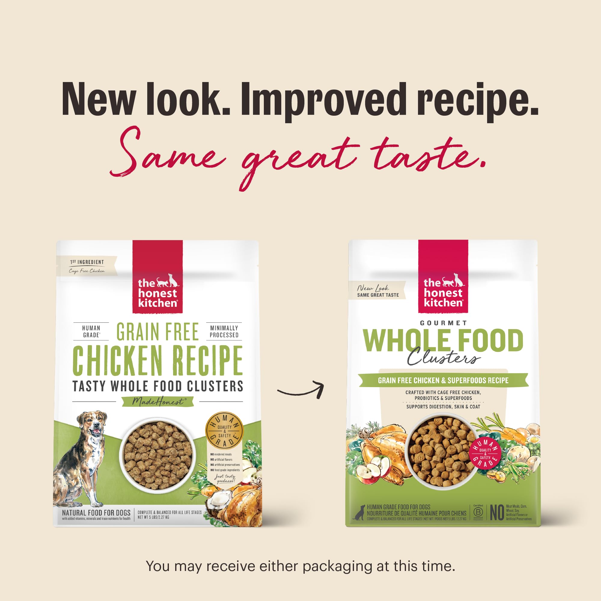 The Honest Kitchen Clusters: hecho en EE. UU. con ingredientes confiables.