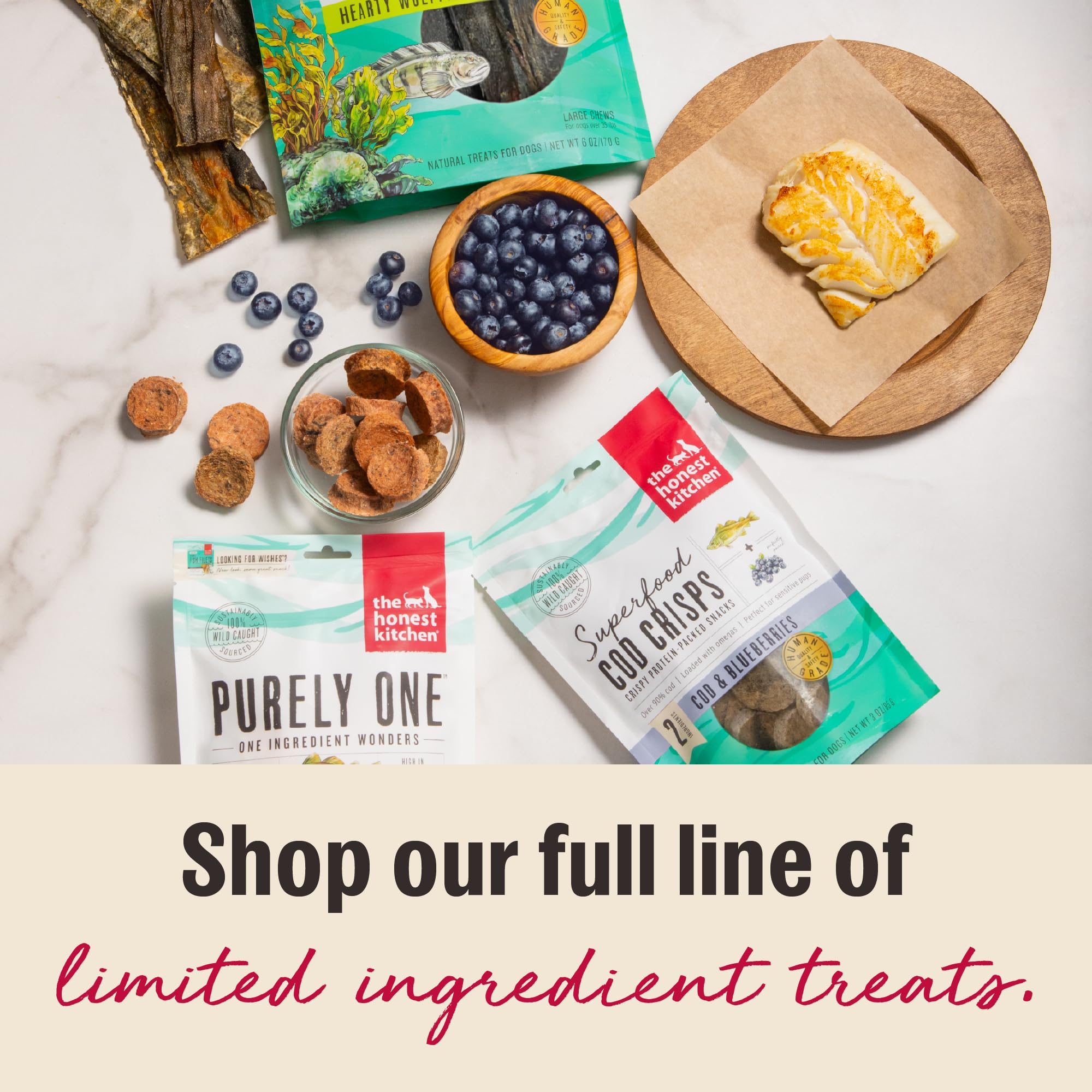 The Honest Kitchen beneficio omega-3 para piel y pelo brillante.