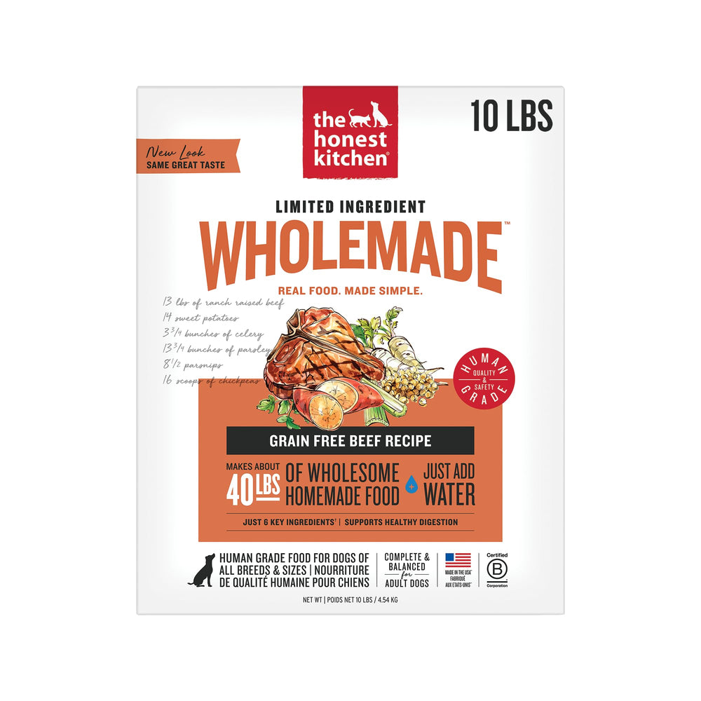 The Honest Kitchen WholeMade: ingredientes reales para perros, sabor auténtico