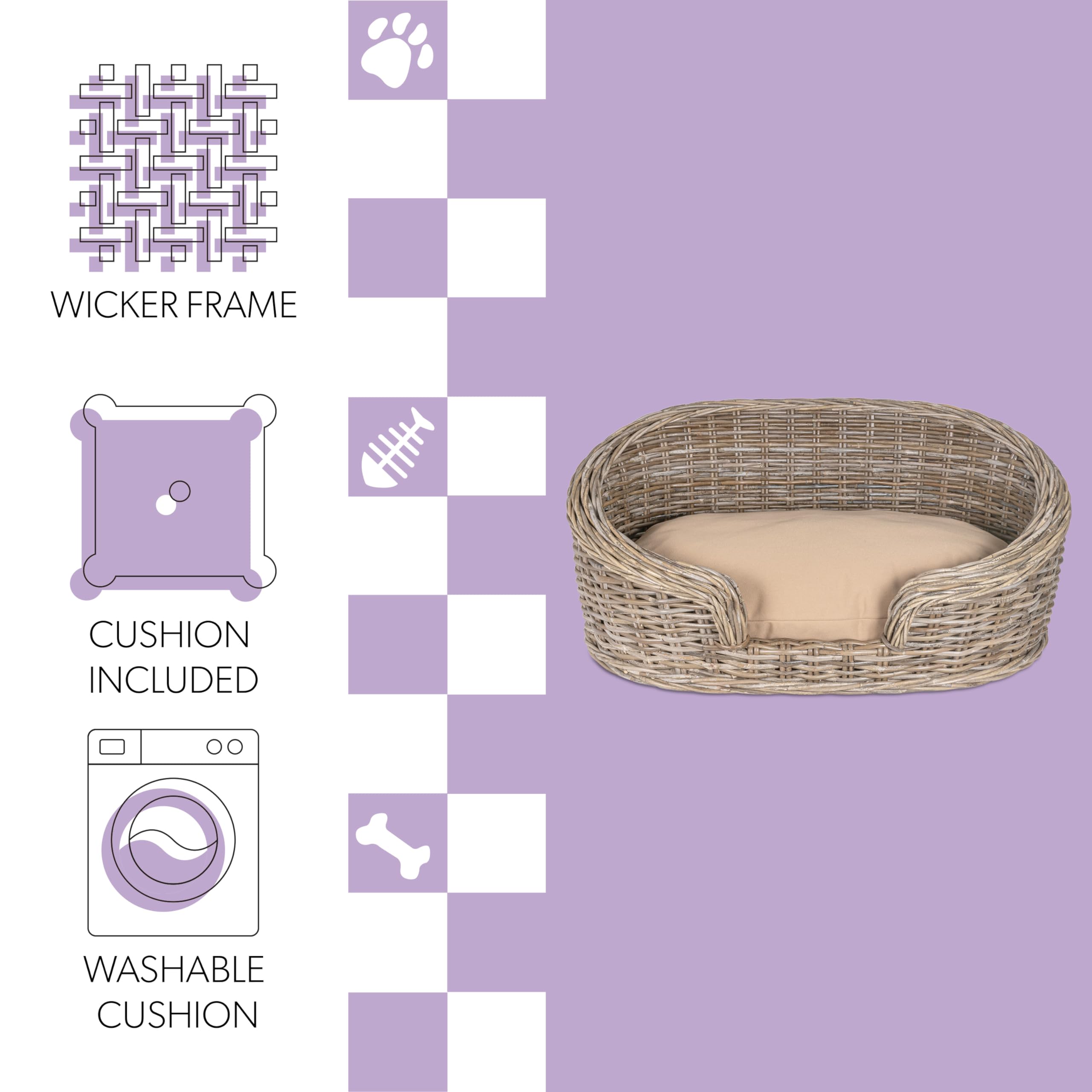 Diseño costero bohemio que complementa la decoración del salón