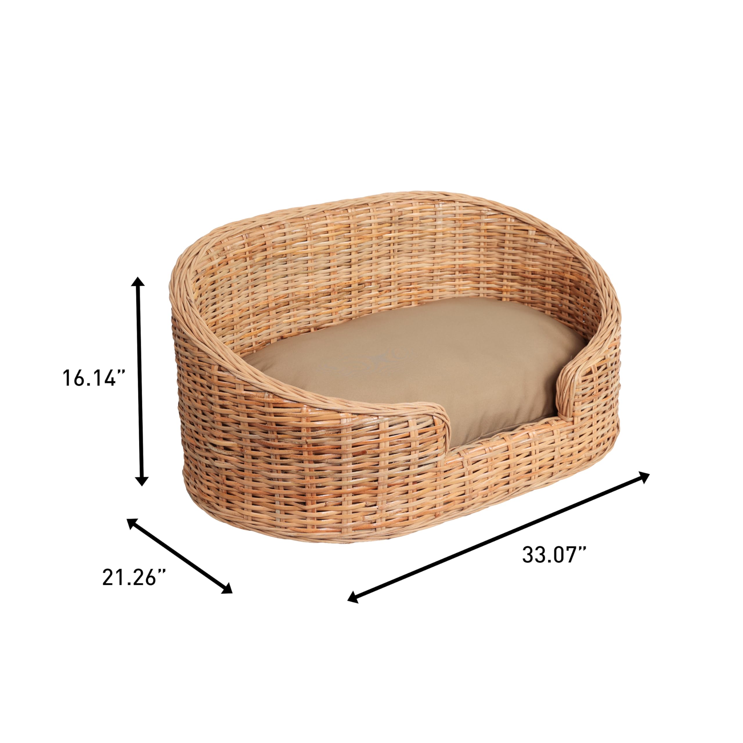 Cama apta para perros medianos a grandes de The LICKER STORE DBD1001B