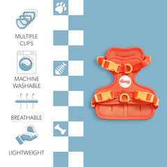 THE LICKER STORE Arlo arnés para espalda o pecho, ajuste versátil.
