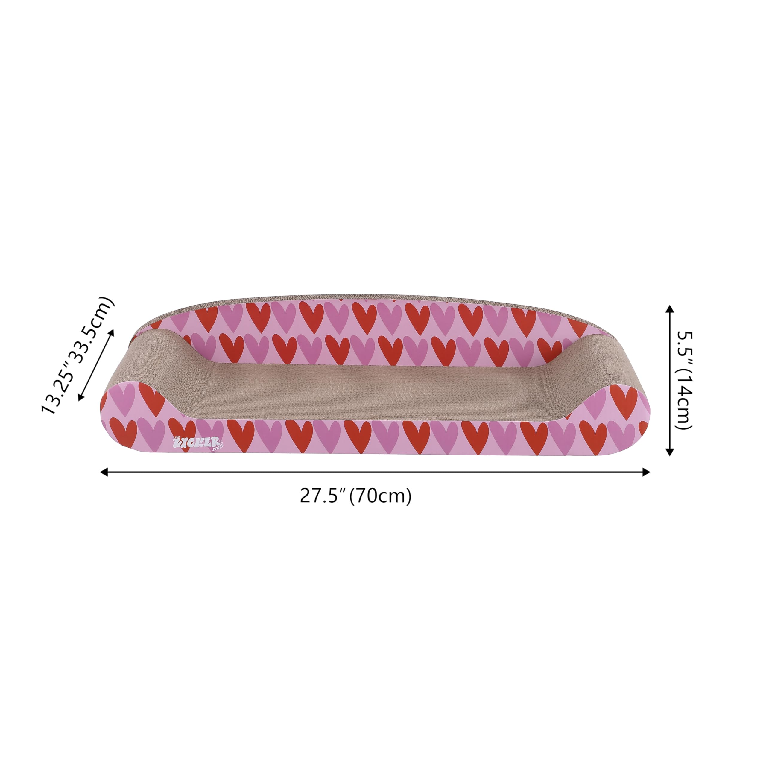 The LICKER STORE Montego: superficie amplia para rascar y estirarse de gatos adultos.