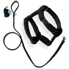 THE LICKER STORE WLK1000C-4SET arnés teddy bouclé ink para paseos elegantes y cómodos