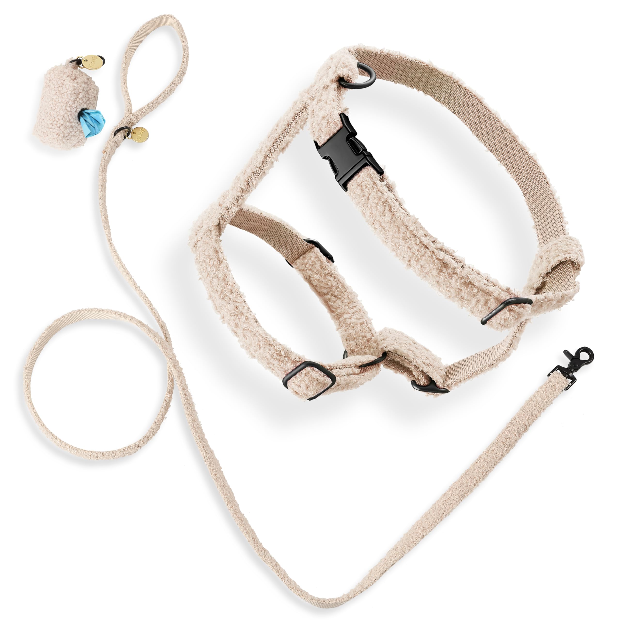 THE LICKER STORE WLK1002A-4SET, teddy bouclé suave para paseos cómodos.