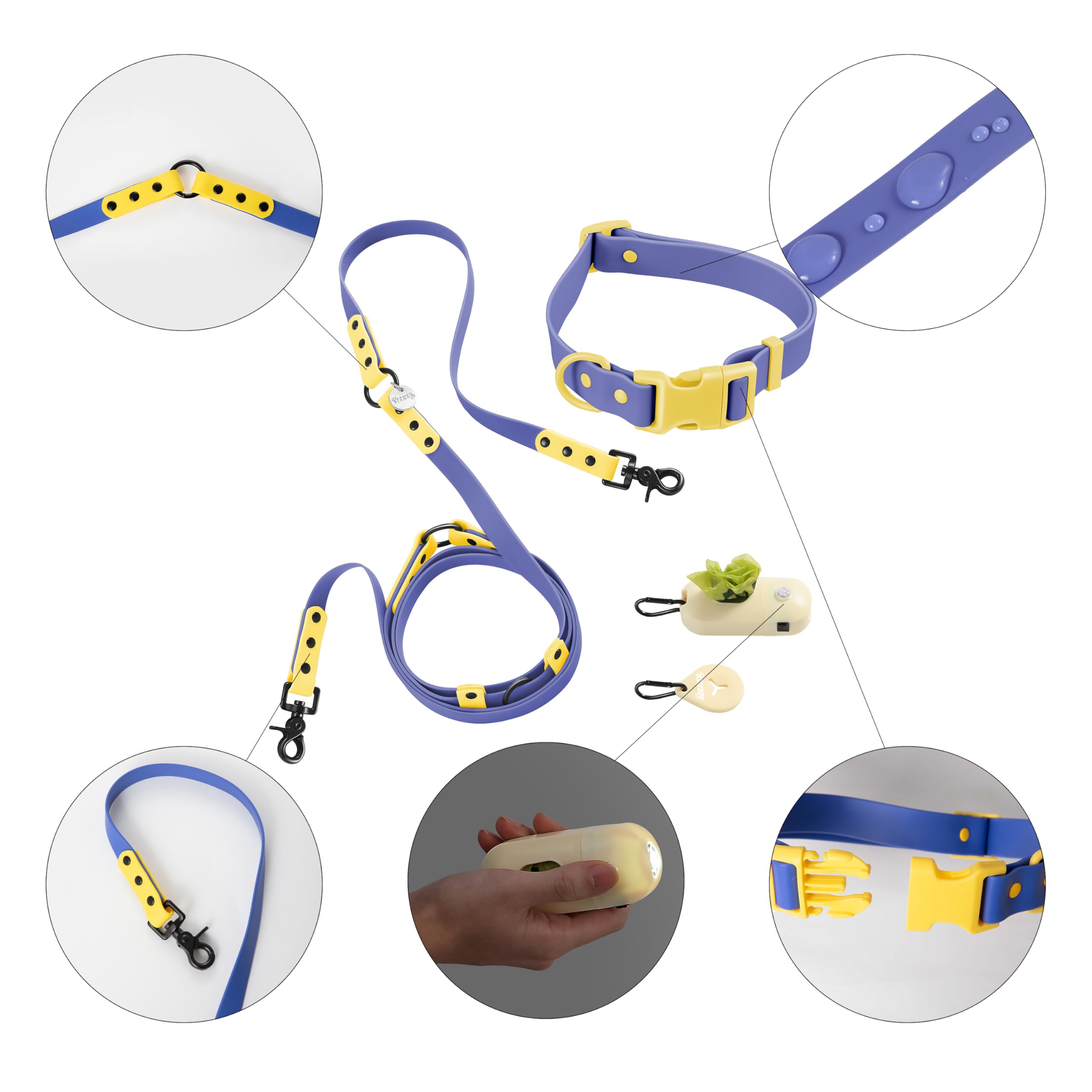 THE LICKER STORE WLK1006C 15 bolsas biodegradables para paseos responsables.