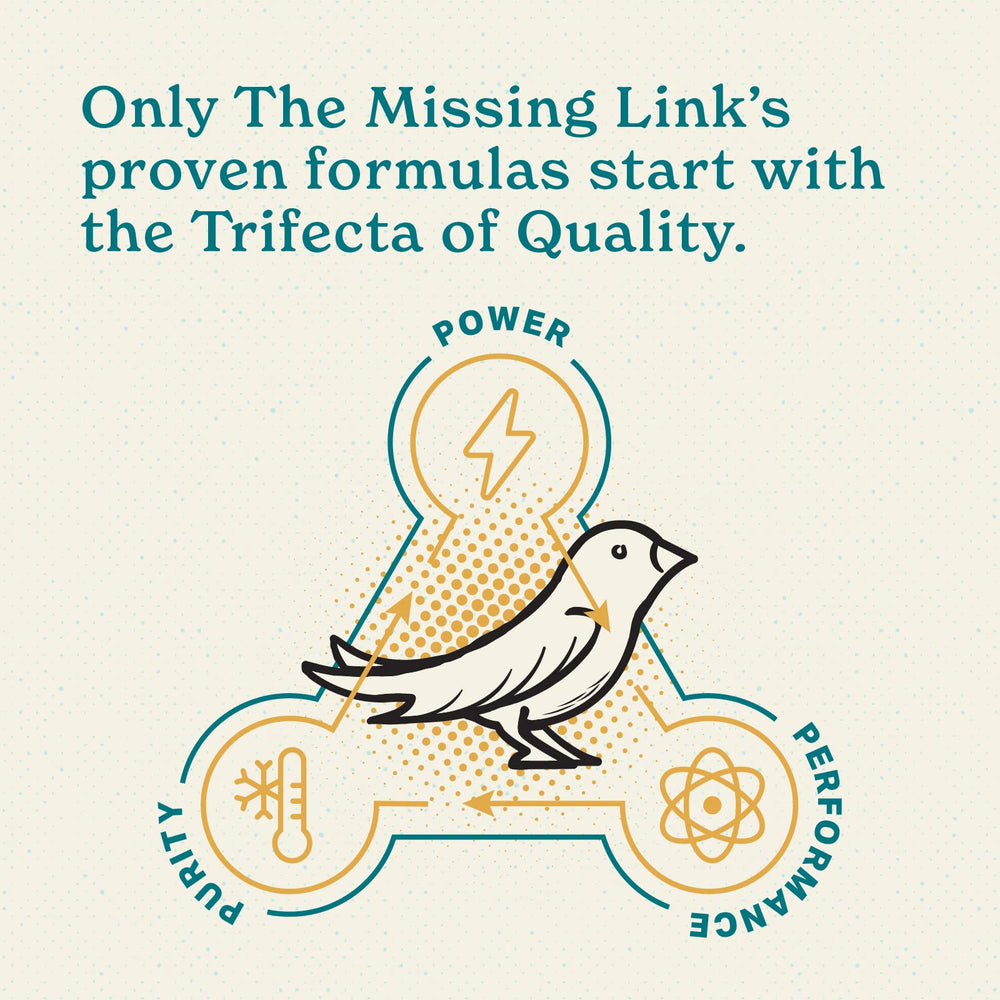 The Missing Link aves fortaleza inmunidad polvo para defensa natural