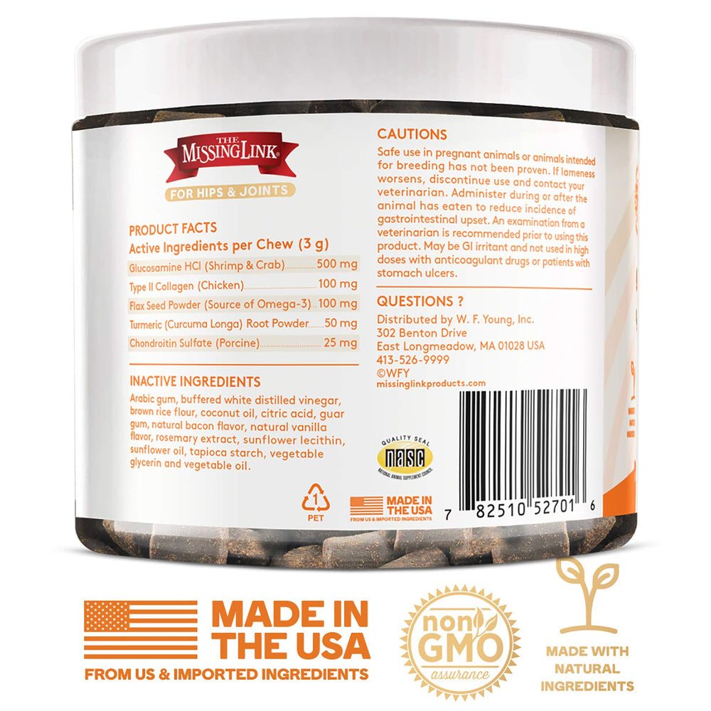 The Missing Link Collagen Care: etiqueta limpia y opciones naturales para perros.
