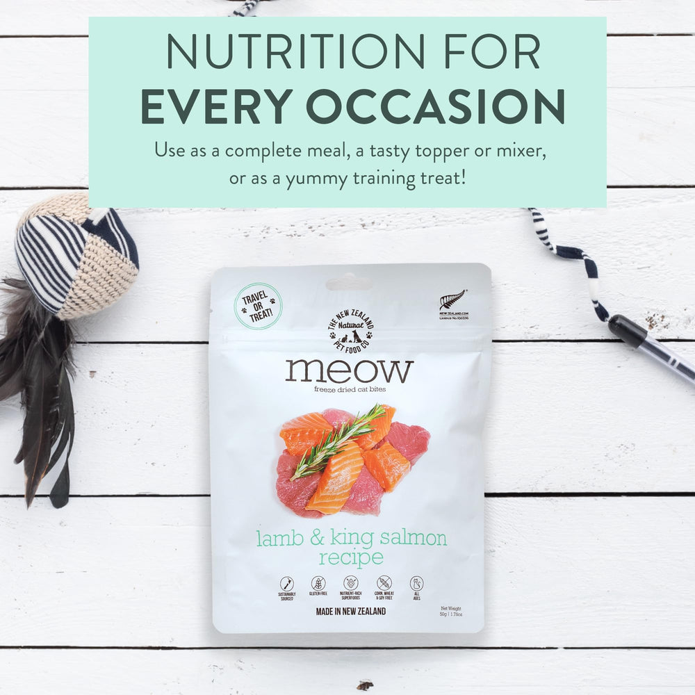 The New Zealand Natural Pet Food Co. Meow: superfoods naturales para nutrición equilibrada