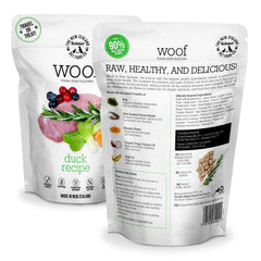 The New Zealand Natural Pet Food Co. pato liofilizado, envase de 1,76 onzas.